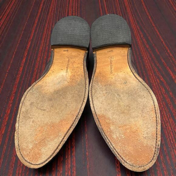 Allen Edmonds 5875 Park Avenue? Cap Toe Oxford Shoes Brown Leather Mens Size 12 main image 7